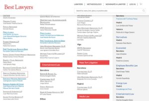 Joaquín Sánchez-Garrido incluido en The Best Lawyers